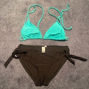 Swimwear - XL - Mismatched Brands - Turquoise/Black